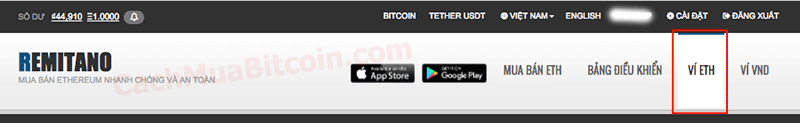 cách mua ethereum trên sàn remitano - huongdanbitcoin.com
